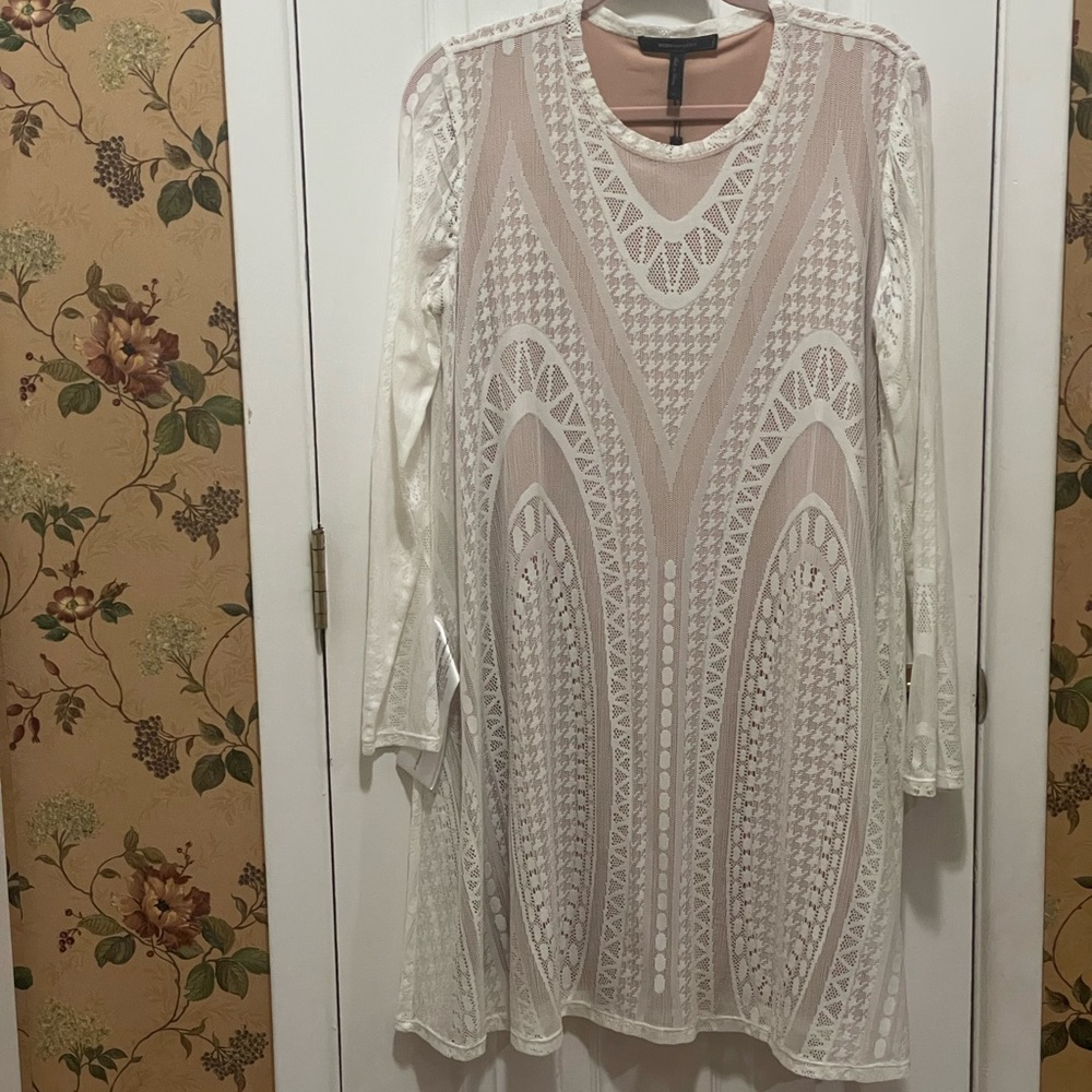 BCBGMaxAzria White Lace Dress - Picture 10 of 12